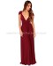 Tricks Of The Trade Burgundy Maxi Dress (Convertible Dress)
